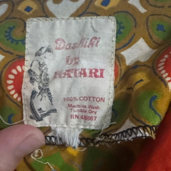 Vintage 70s Bohemian tunic/mini dress - Picture 4 of 6